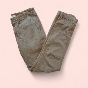Mavi Ivy Mid-Rise Slim Cargo Pants - Brown